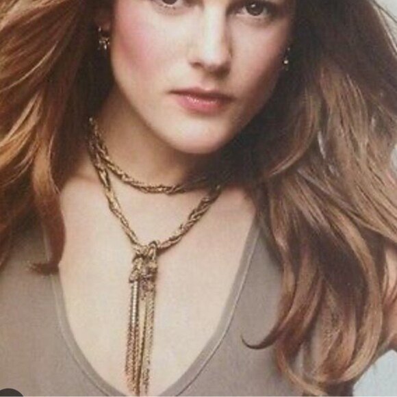 Stella & Dot | Necklace | Adrienne Mixed Gold Chain Necklace - Picture 8 of 16